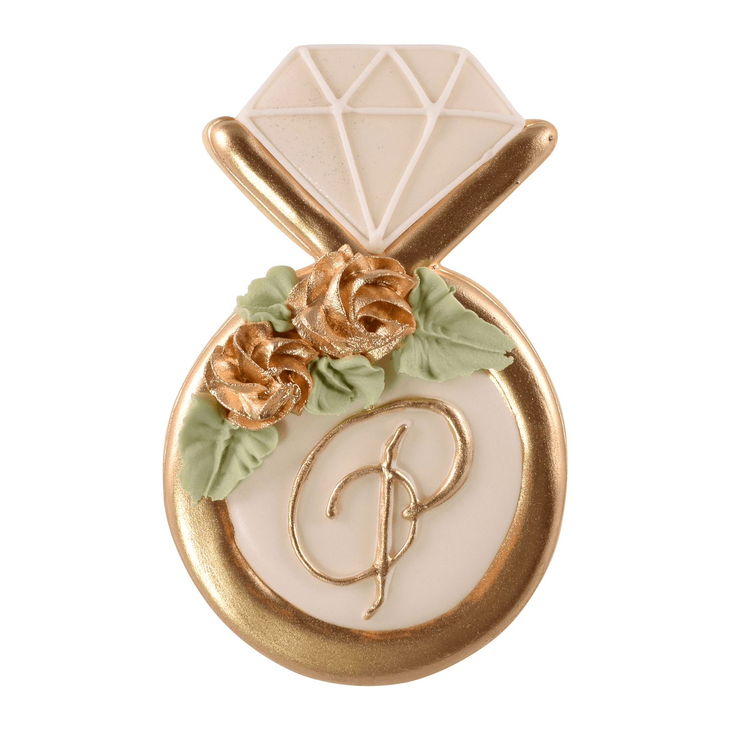 Diamond Ring Cookie Cutter, 3.75"- R&M