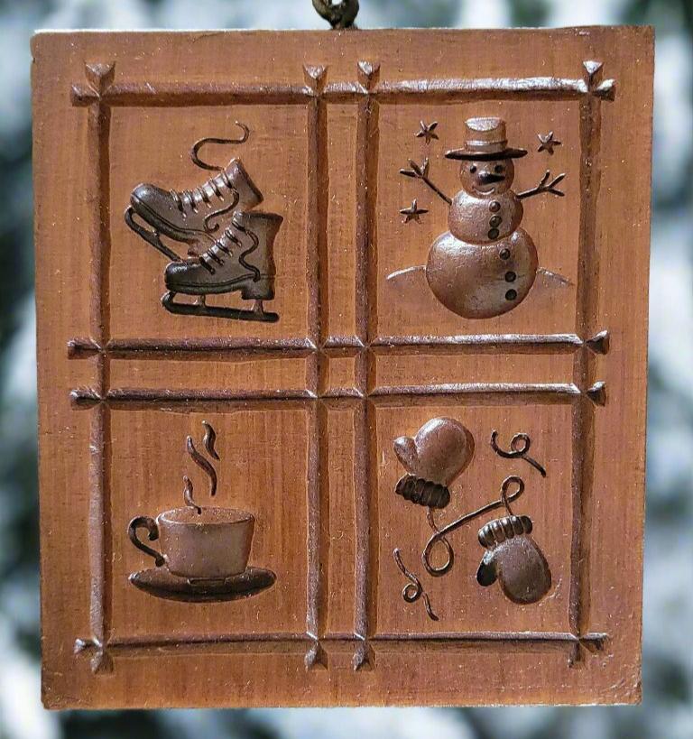Snow Frolic Cookie Mold - House on the Hill
