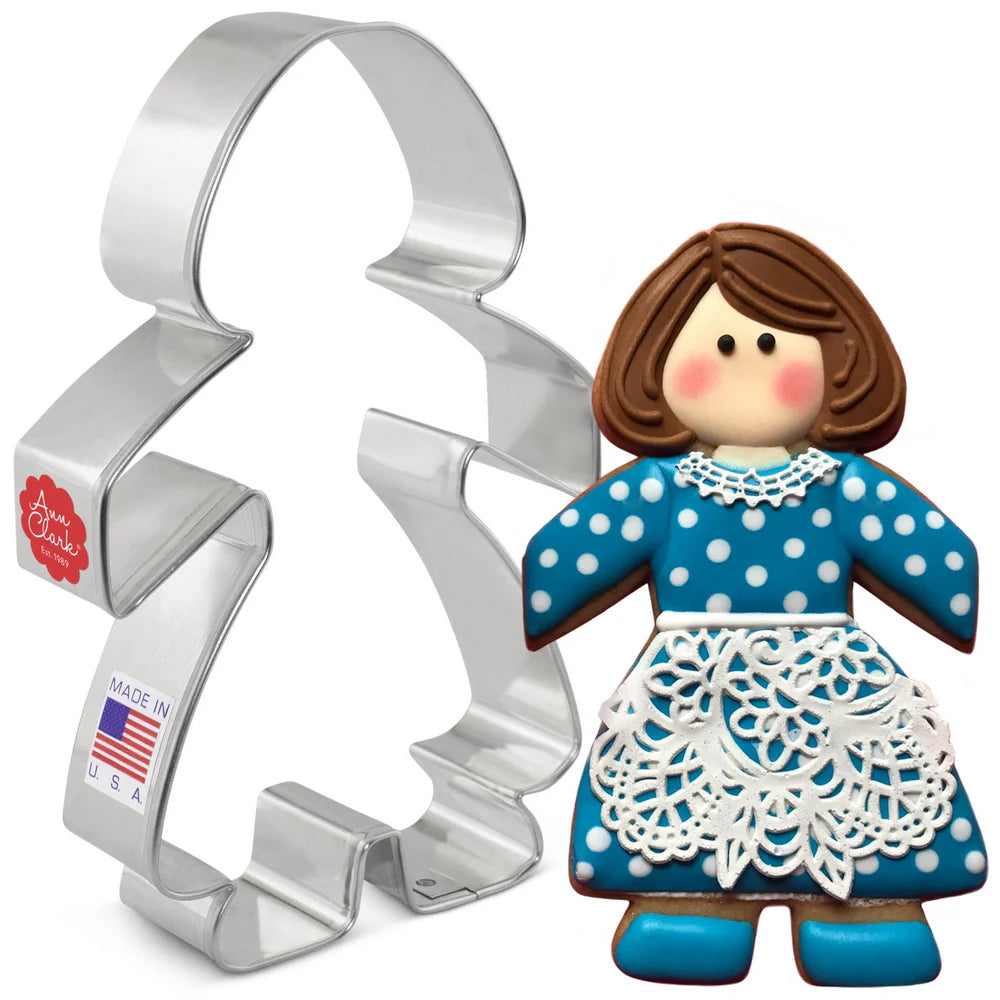 Girl Doll Cookie Cutter 5" - Ann Clark