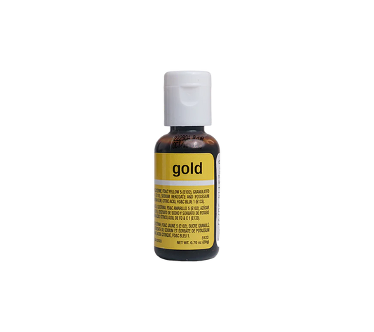 Gold, .7 oz- Chefmaster Liqua-gel Food Coloring