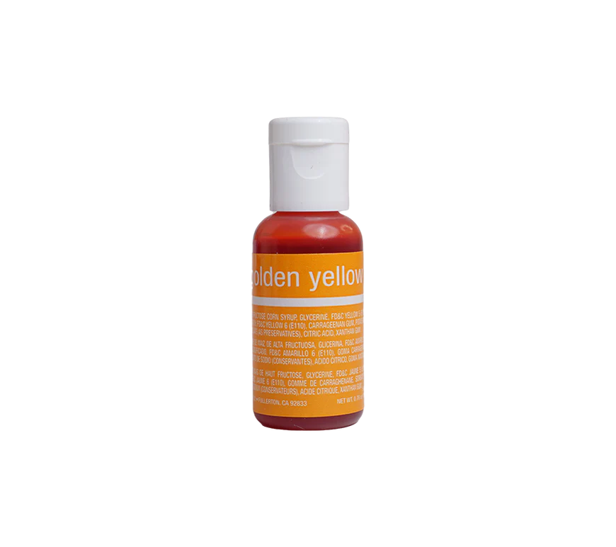 Golden Yellow, .7 oz- Chefmaster Liqua-gel Food Coloring