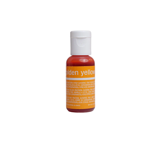 Golden Yellow, .7 oz- Chefmaster Liqua-gel Food Coloring