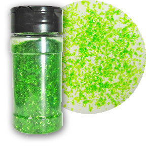 Green Edible Glitter Flakes