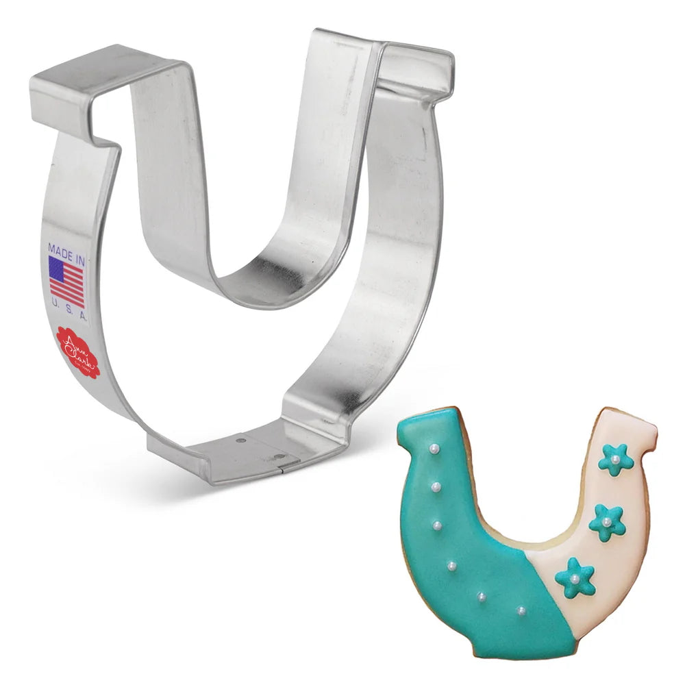 Horseshoe Cookie Cutter 4"- Ann Clark