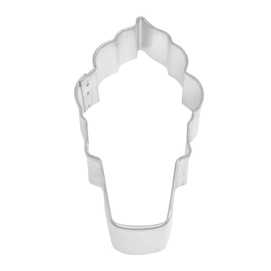 Ice Cream Cone Cookie Cutter, 4" - R&M