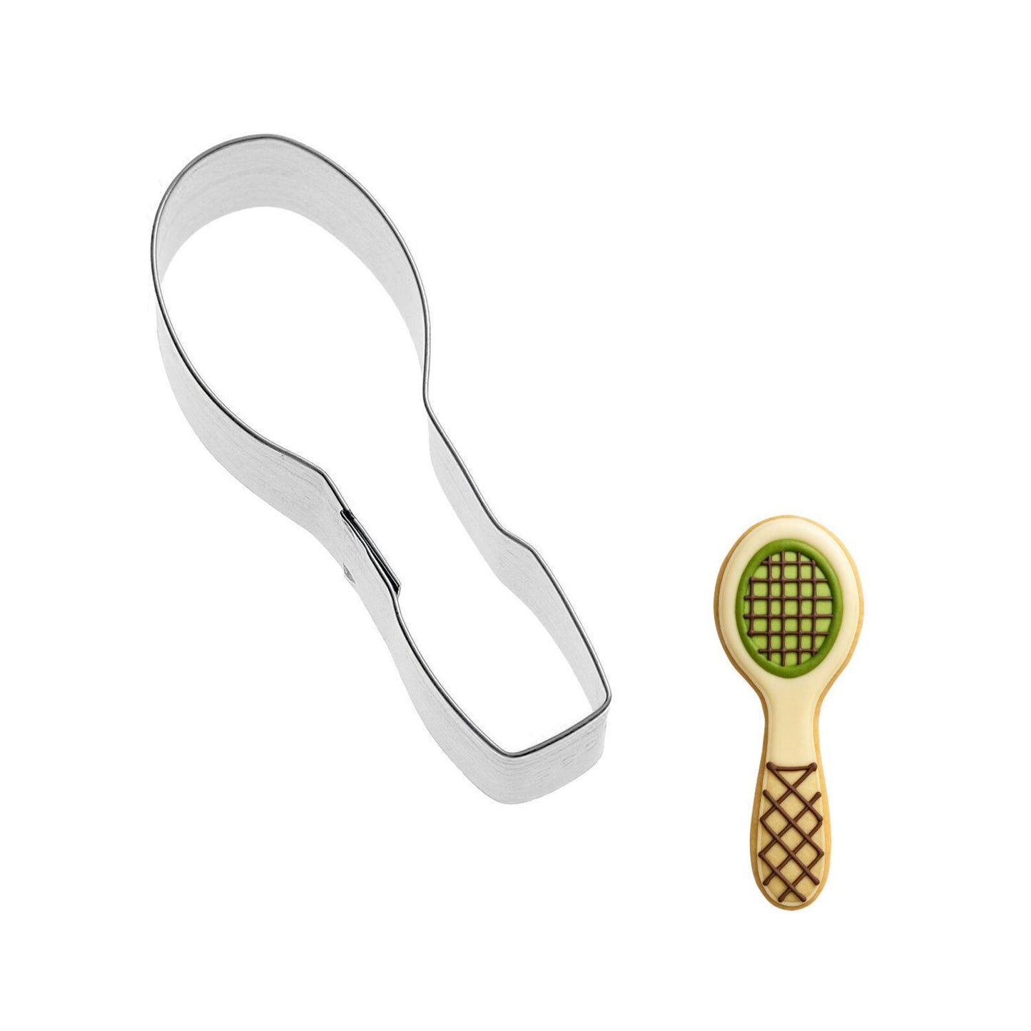 Tennis Racket Cookie Cutter, 4"