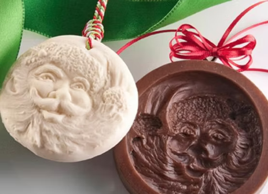 Jolly Santa Cookie Mold - House on the Hill