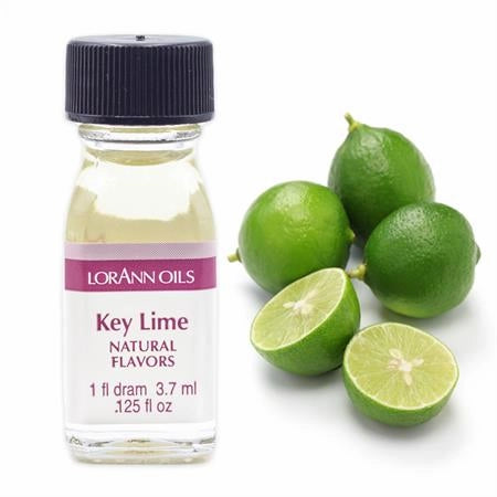 Key Lime Natural Flavor- 1 dram, 3.7 ml, .125 fl oz