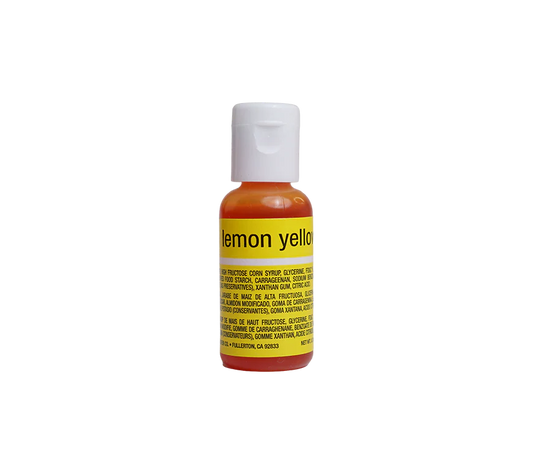 Lemon Yellow, .7 oz- Chefmaster Liqua-gel Food Coloring