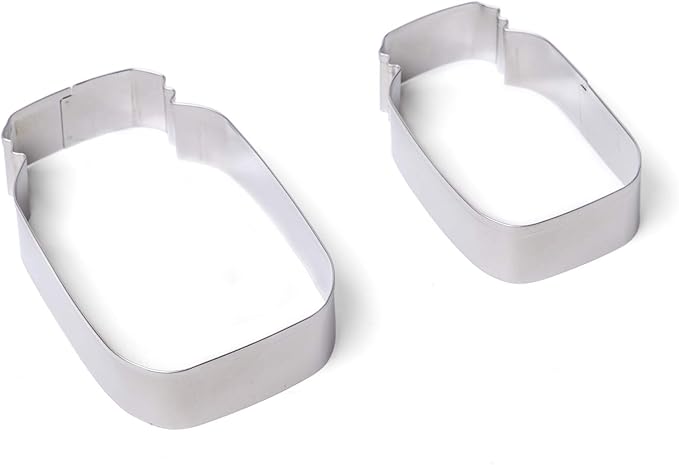 Mason Jar 2 pc Cookie Cutter Set - Fox Run