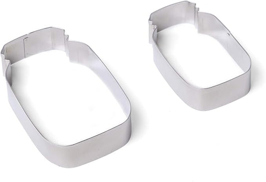 Mason Jar 2 pc Cookie Cutter Set - Fox Run