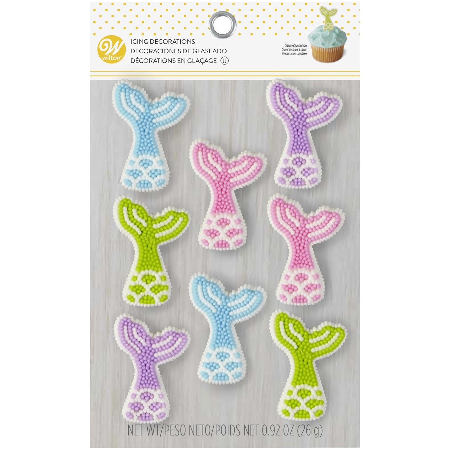 Mermaid Tail Icing Decorations- Wilton