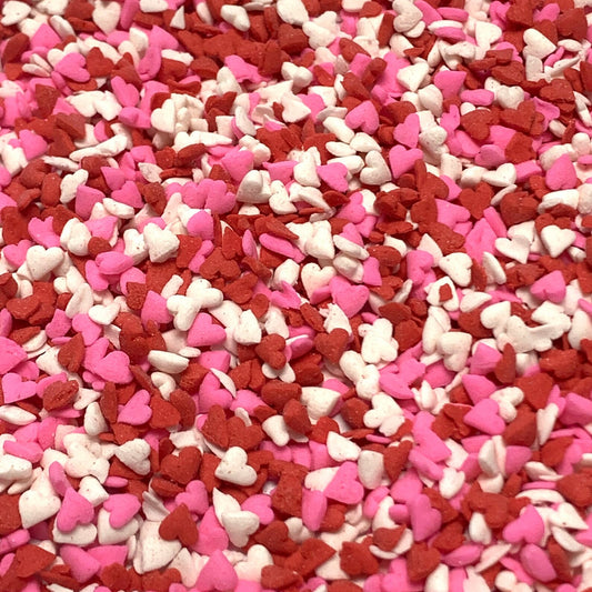 Mini Heart Quins Sprinkles