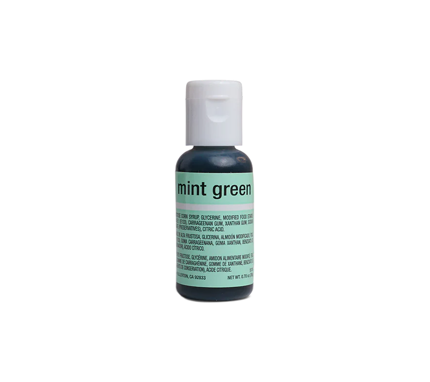 Mint Green. .7 oz- Chefmaster Liqua-gel Food Coloring