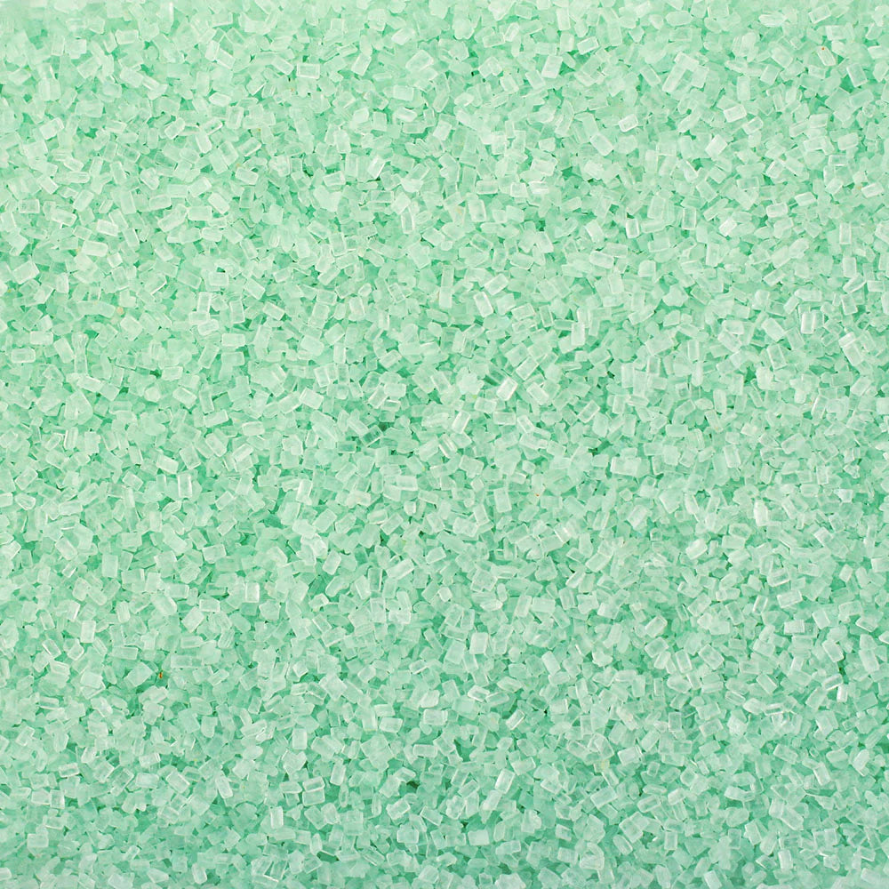 Mint Green Sugar Crystals