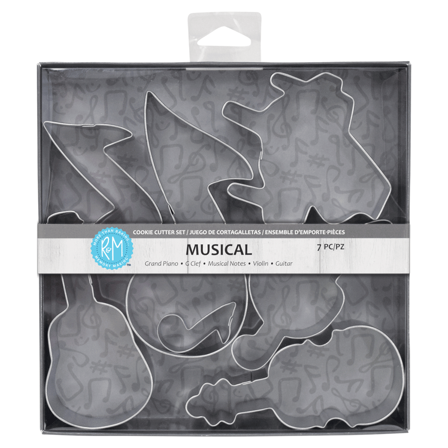 Musical 7 PC Cookie Cutter Set - R&M