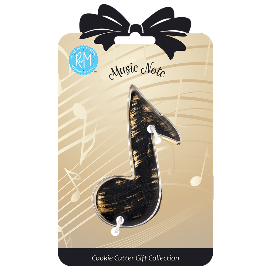 Music Note 3.5" Carded Cookie Cutter - R&M
