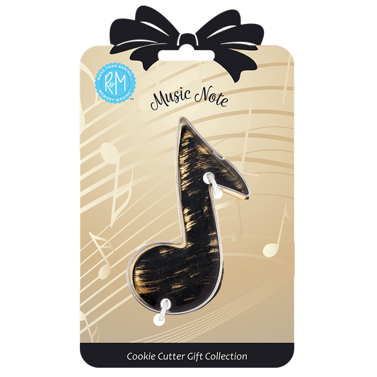 Music Note 3.5" Carded Cookie Cutter - R&M
