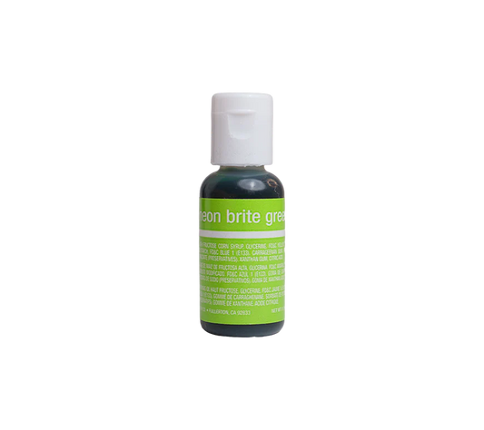 Neon Brite Green, .7 oz- Chefmaster Liqua-gel Food Coloring