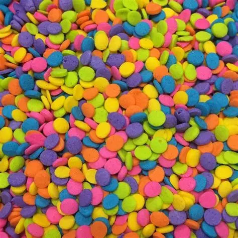 Neon Multicolor Quins Sprinkles