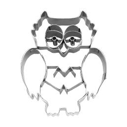 Owl with Embossed Details, 3"- made in Germany