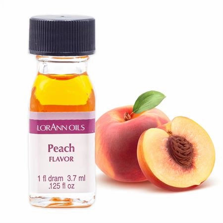 Peach Flavor- 1 fl dram, 3.7 ml, .125 fl oz
