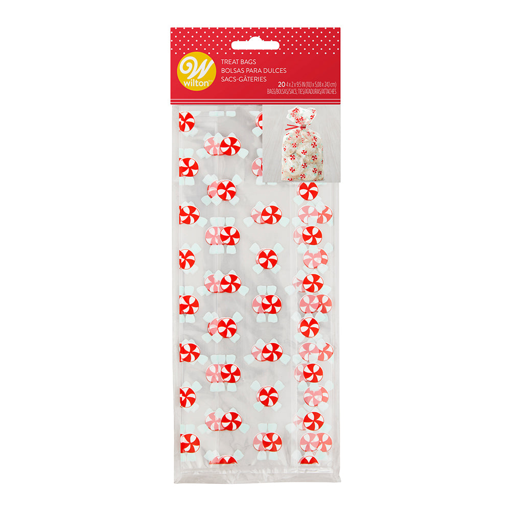 Candy Swirl Holiday Treat Bags - Wilton