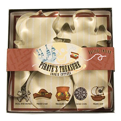 Pirate's Treasure 5 pc Cookie Cutter Set - Fox Run