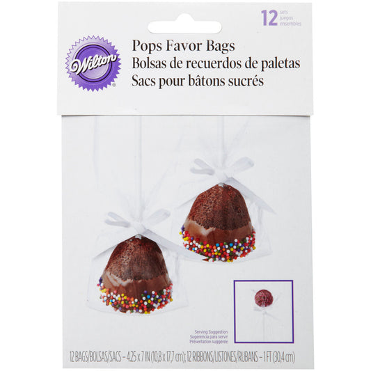 Cake Pops Bag Kit - 12 Bags