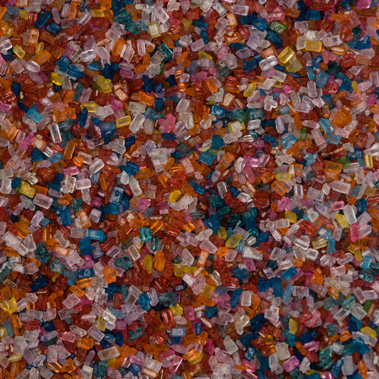 Rainbow Sugar Crystals