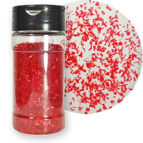 Red Edible Glitter Flakes