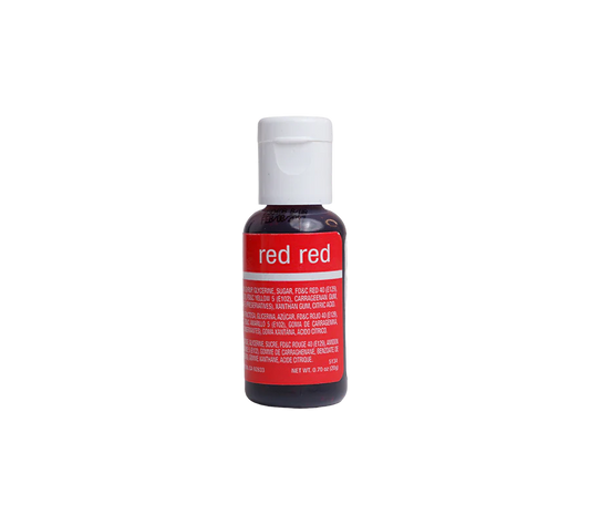 Red Red, .7 oz- Chefmaster Liqua-gel food coloring