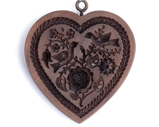 Rose Heart Cookie Mold - House on the Hill