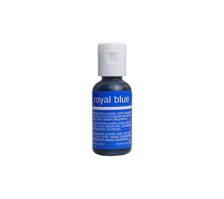 Royal Blue, .7 oz- Chefmaster Liqua-gel Food Coloring