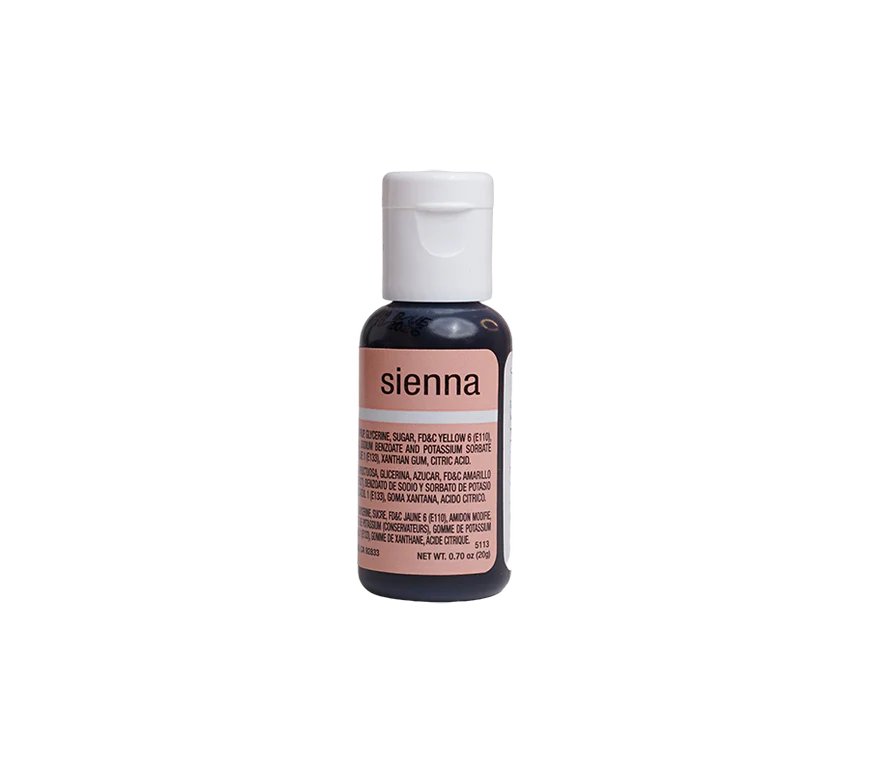 Sienna, .7 oz- Chefmaster Liqua-gel Food Coloring