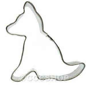 Sitting Dog Cookie Cutter, 3.5"