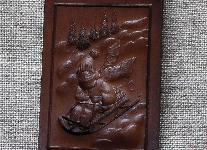 Happy Sledder Cookie Mold - House on the Hill