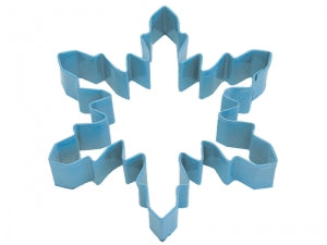 Snowflake Cookie cutter, light blue polyresin, 4.75"- R&M