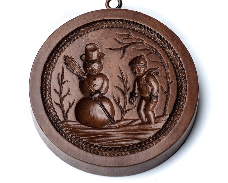Snowman Cookie Mold - House on the Hill