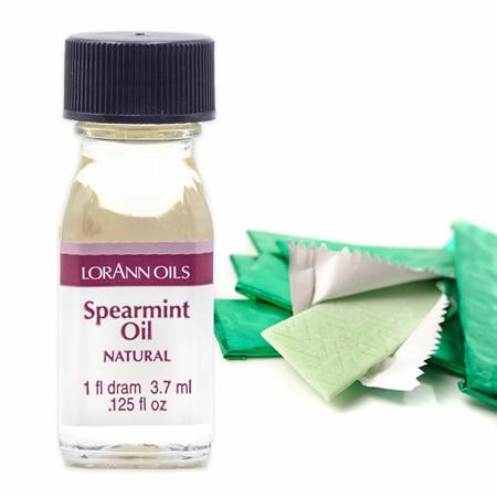 Spearmint Oil, natural- 1 fl dram, 3.7 ml, .125 fl oz