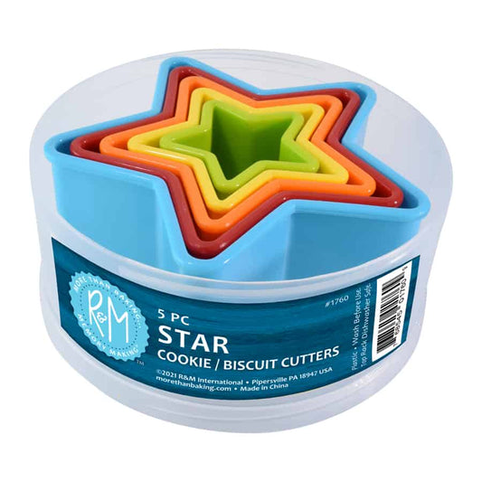 Star Biscuit Cutter 5 PC Set - R&M