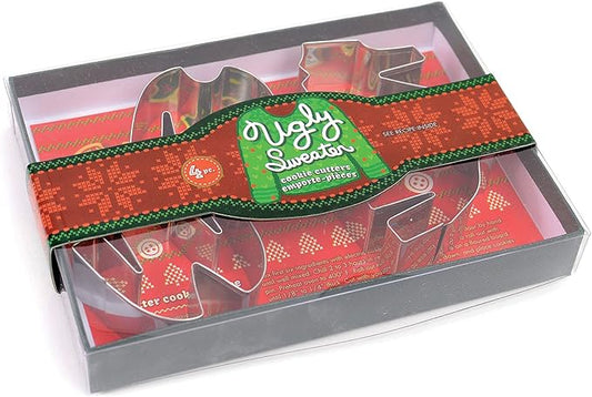 Ugly Sweater 4 pc Cookie Cutter Set - Fox Run