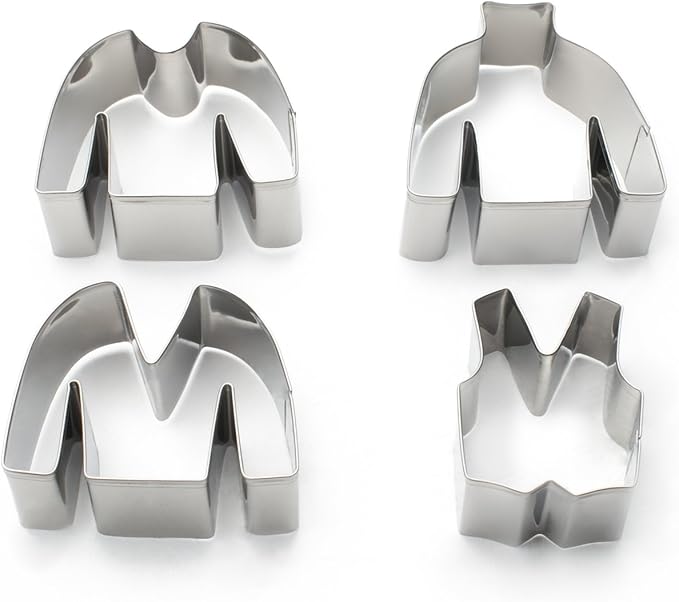 Ugly Sweater 4 pc Cookie Cutter Set - Fox Run