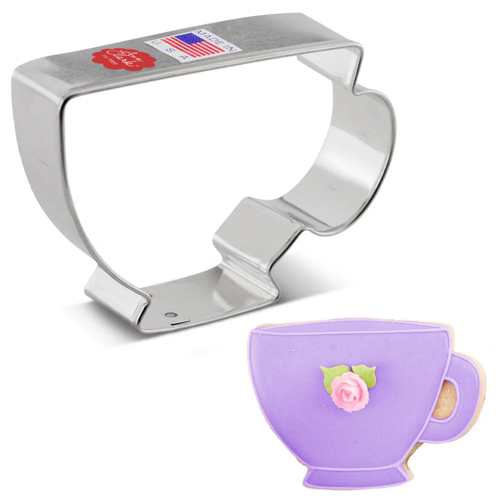 Teacup Cookie Cutter, 3.5" - Ann Clark