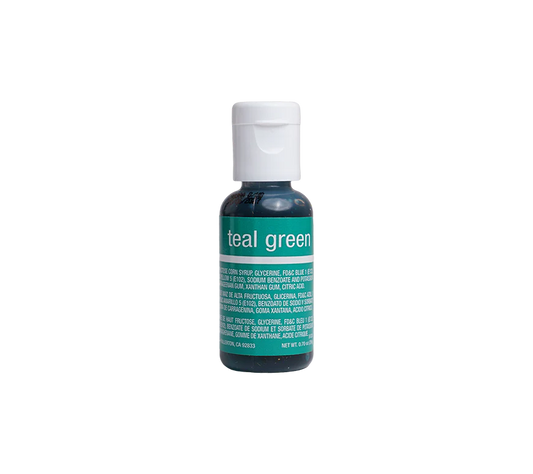 Teal Green, .7oz- Chefmaster Liqua-gel Food Coloring