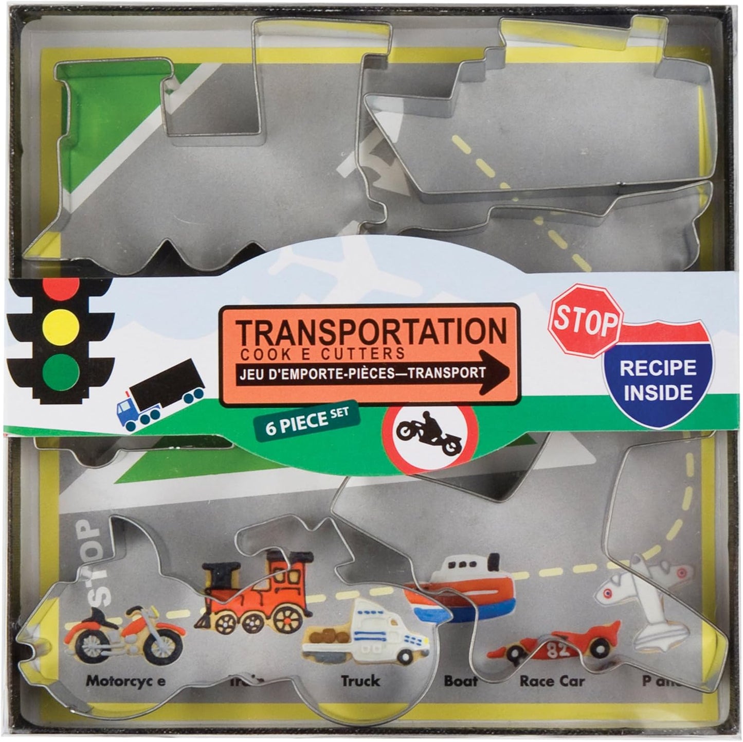 Transportation 6 pc Cookie Cutter Set - Fox Run