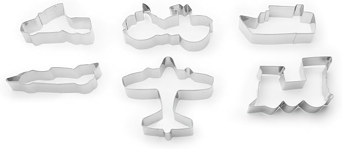 Transportation 6 pc Cookie Cutter Set - Fox Run