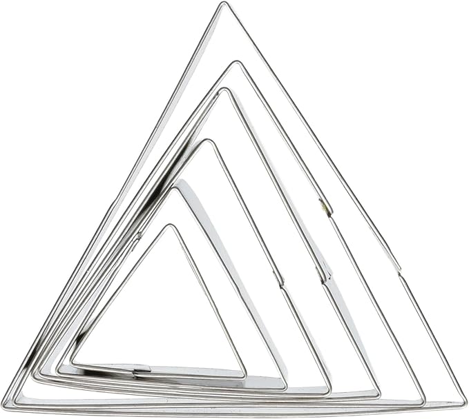 Triangle 6 PC Cookie Cutter Set - Fox Run