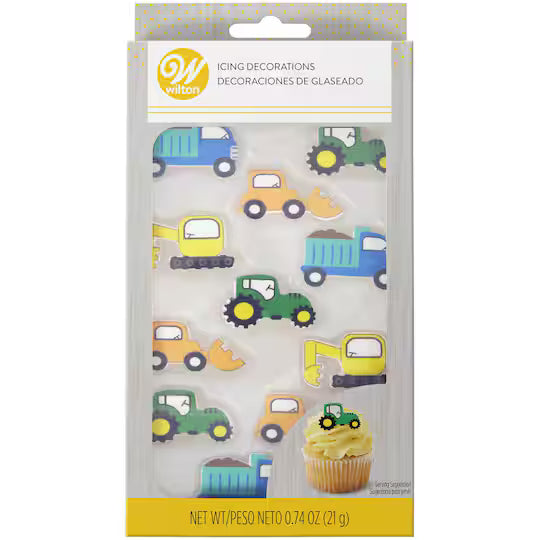 Tractor Trucks Icing Decorations- Wilton