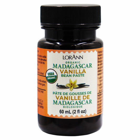 Organic Madagascar Vanilla Bean Paste- 60 mL, 2 fl oz